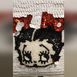 Vintage Betty Boop Sequin & Beaded Evening Bag